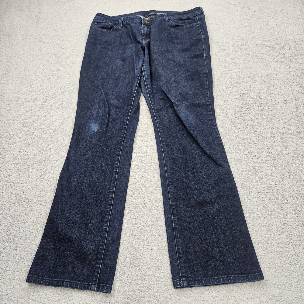 Levi's 552 Mid Rise Straight Jeans Womens 16 (26x31) Dark Wash Denim Pants